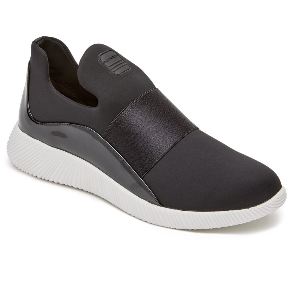 Rockport Slip-Ons Dame Svart - City Lites Robyne - PWLI69125